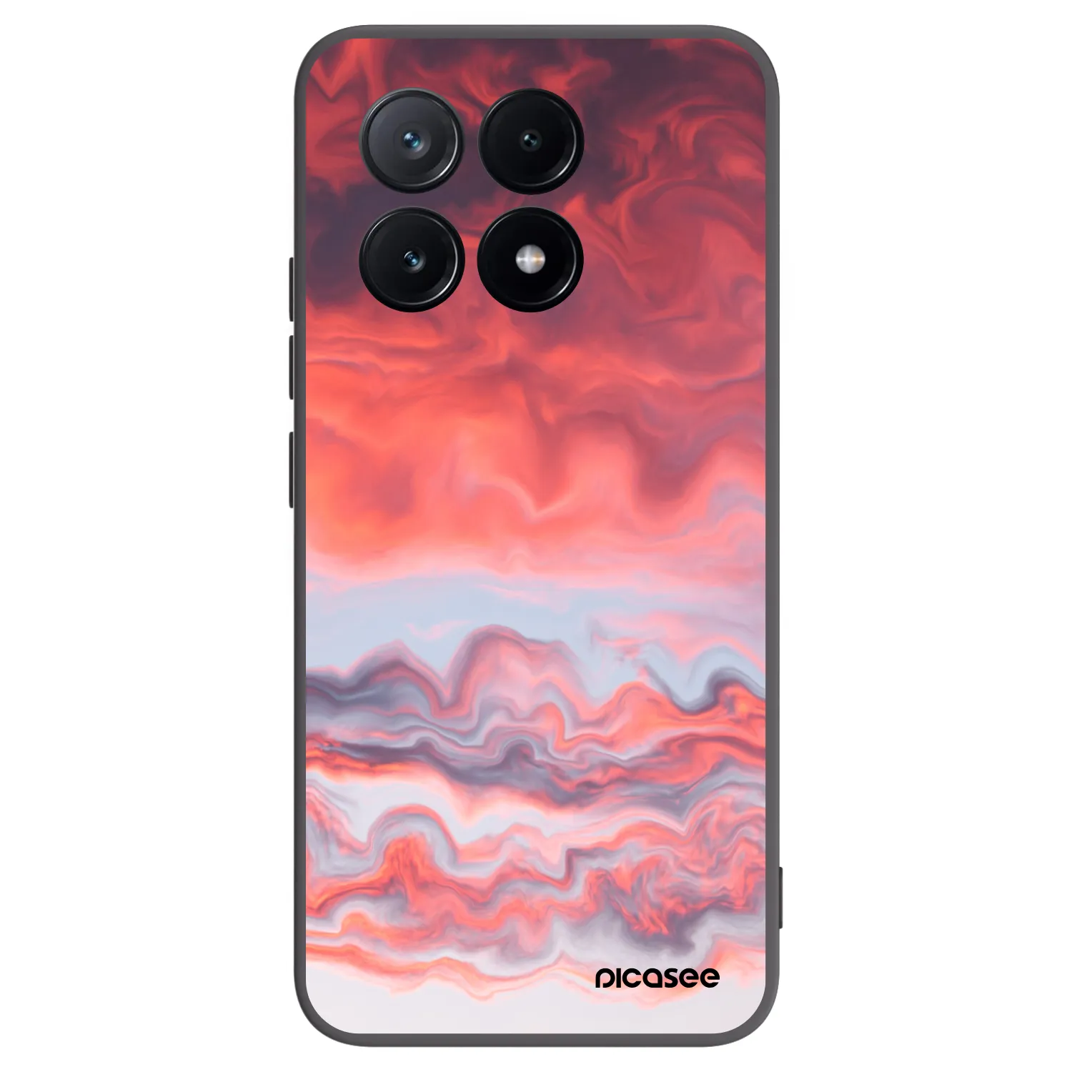 Picasee silikonový černý obal pro Xiaomi Poco X6 Pro - Sunset