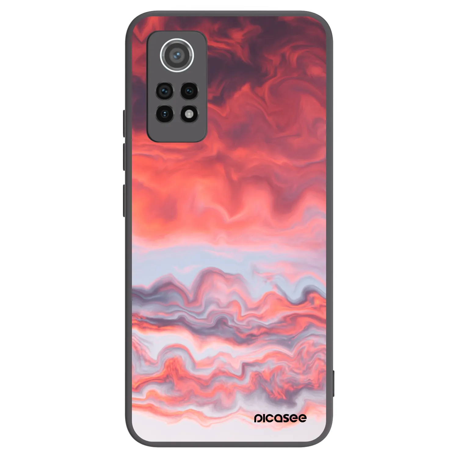 Picasee silikonový černý obal pro Xiaomi Redmi Note 12 Pro 4G - Sunset