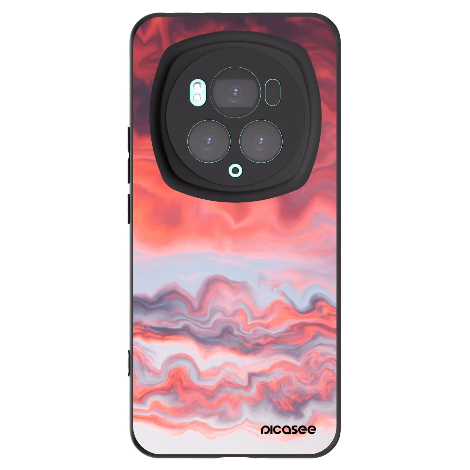 Picasee silikonový černý obal pro Honor Magic6 Pro - Sunset