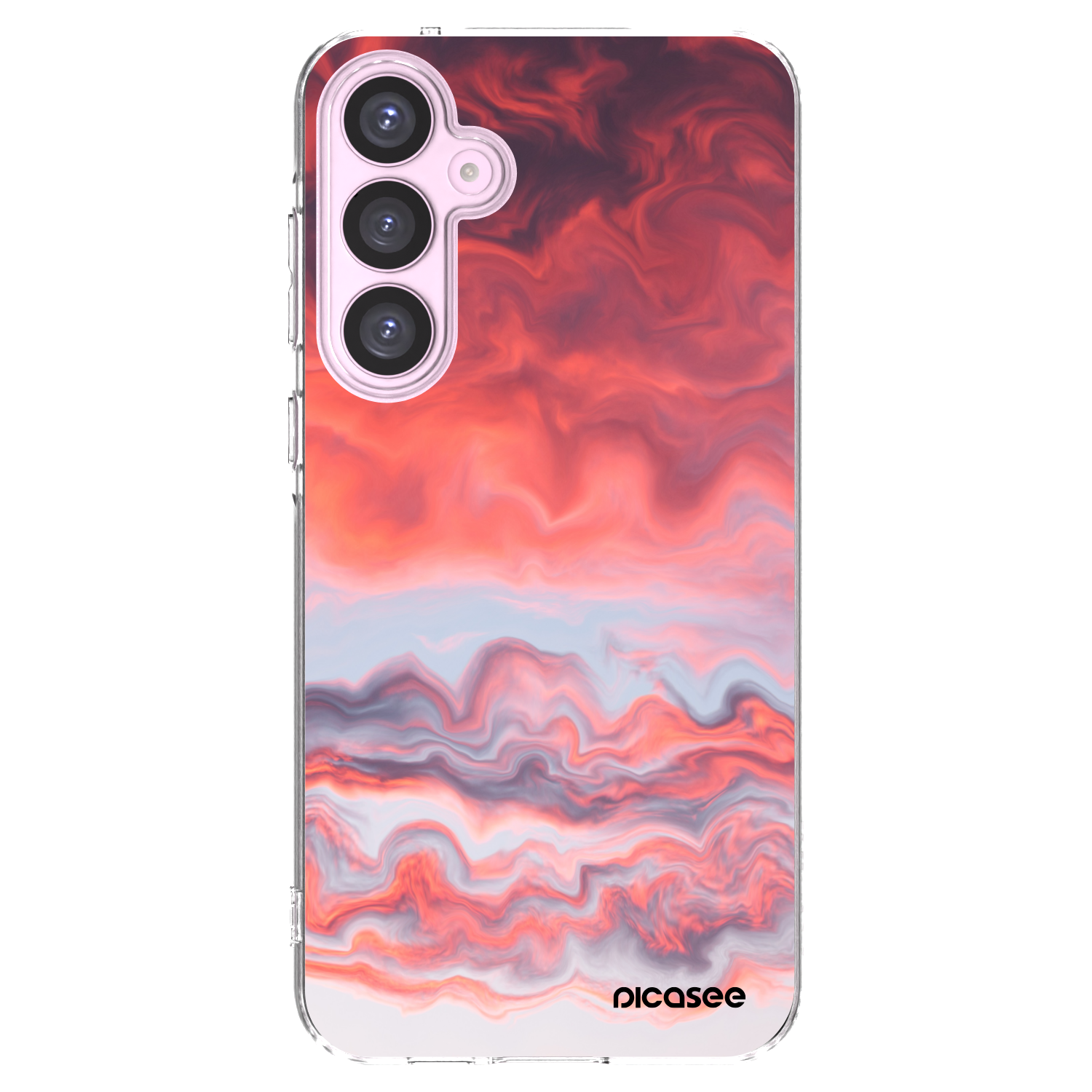Picasee silikonový průhledný obal pro Samsung Galaxy A55 5G A556B - Sunset