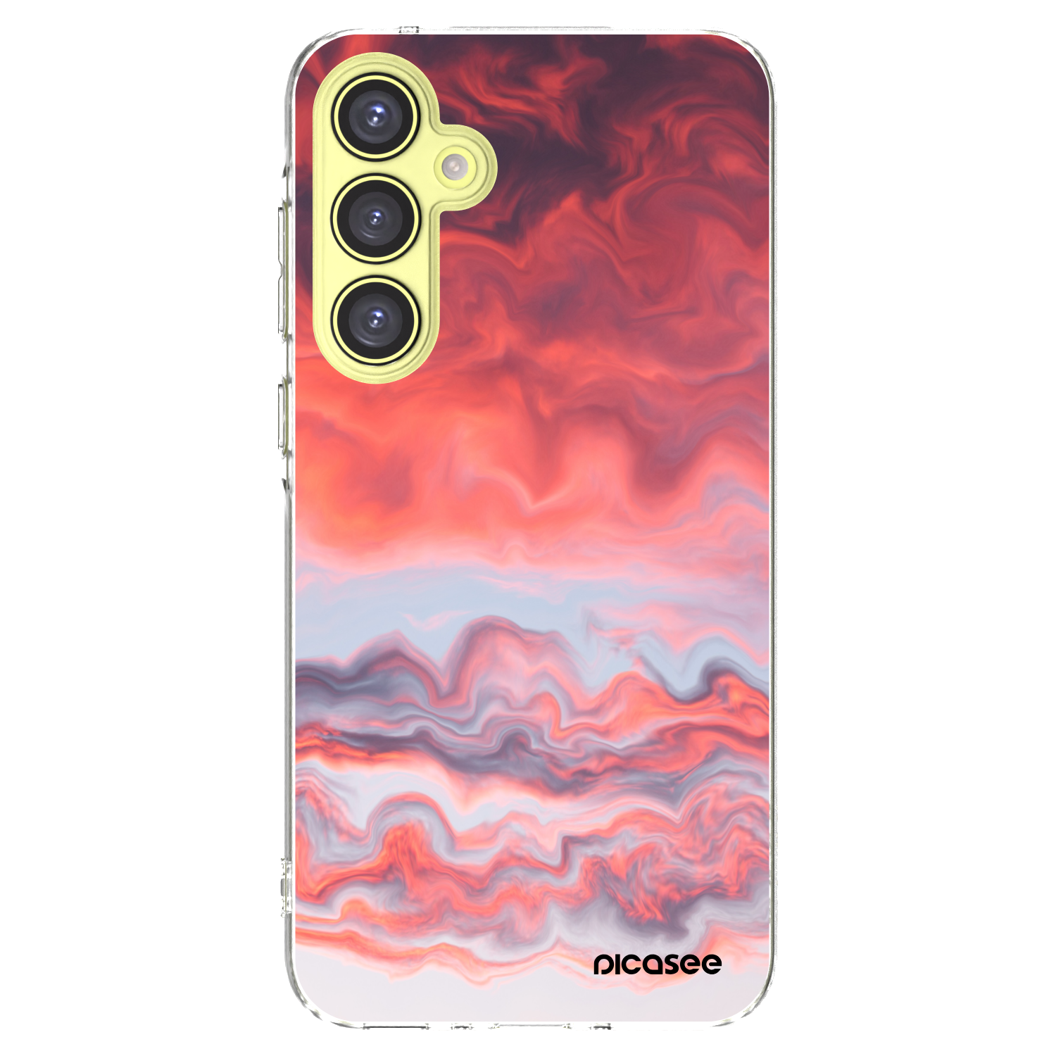 Picasee silikonový průhledný obal pro Samsung Galaxy A35 5G A356B - Sunset