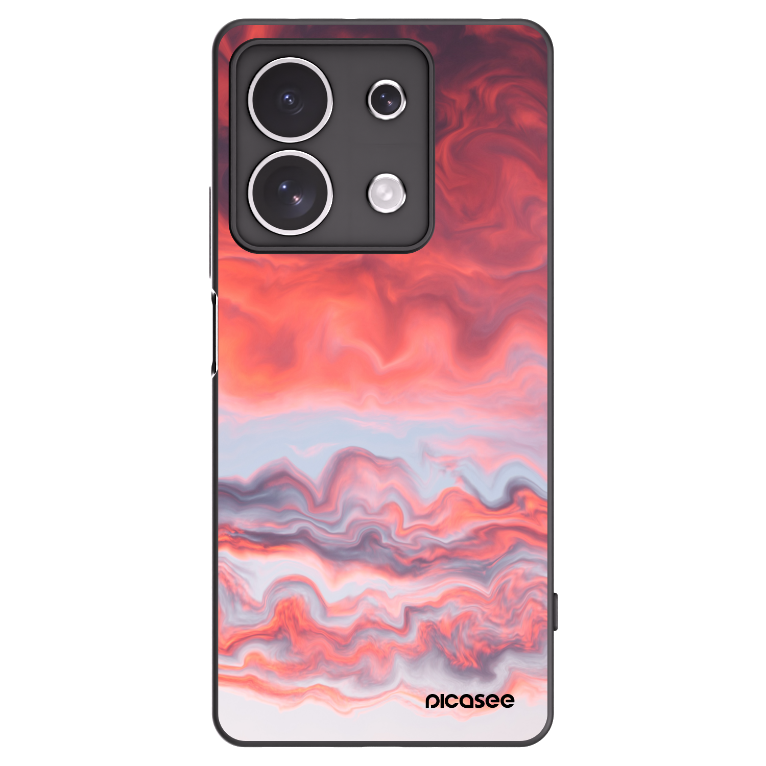 Picasee silikonový černý obal pro Xiaomi Redmi Note 13 4G - Sunset