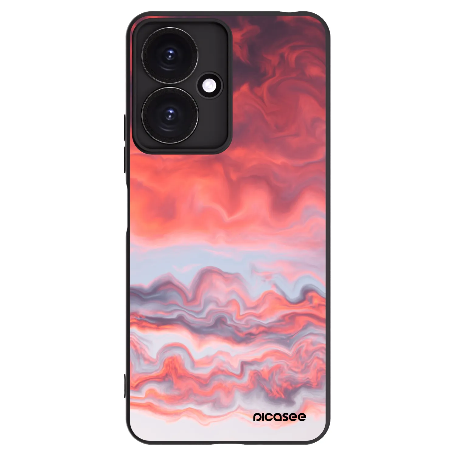 Picasee silikonový černý obal pro Xiaomi Redmi 13C 5G - Sunset