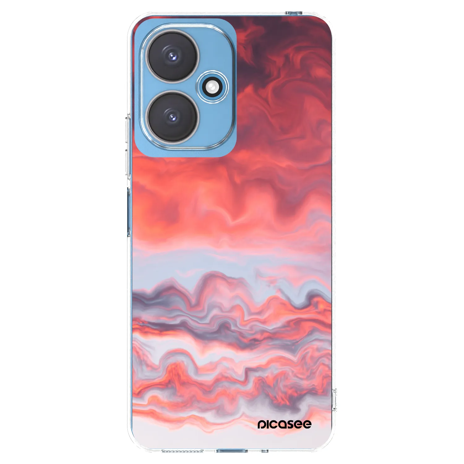 Picasee silikonový průhledný obal pro Xiaomi Redmi 13C 5G - Sunset