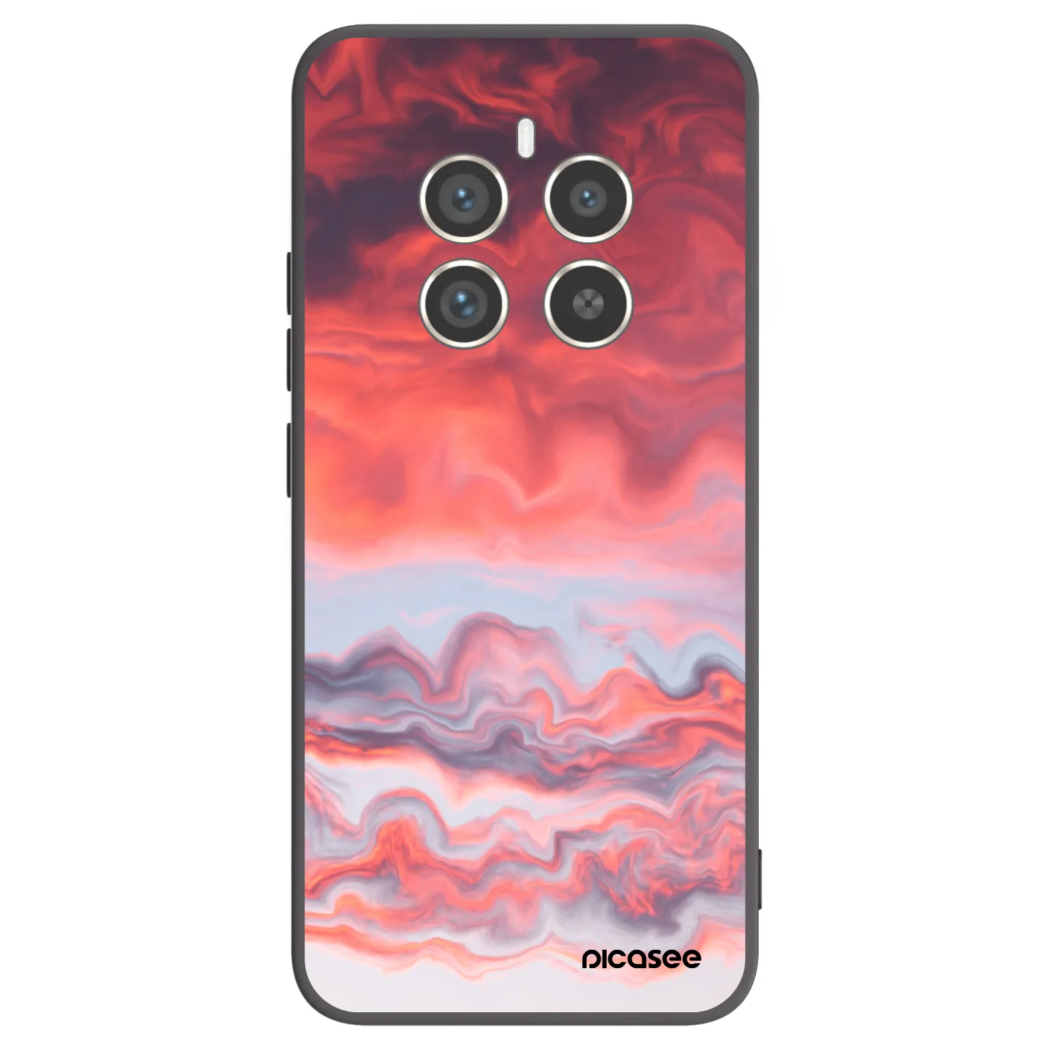 Picasee silikonový černý obal pro Realme 12 Pro 5G - Sunset