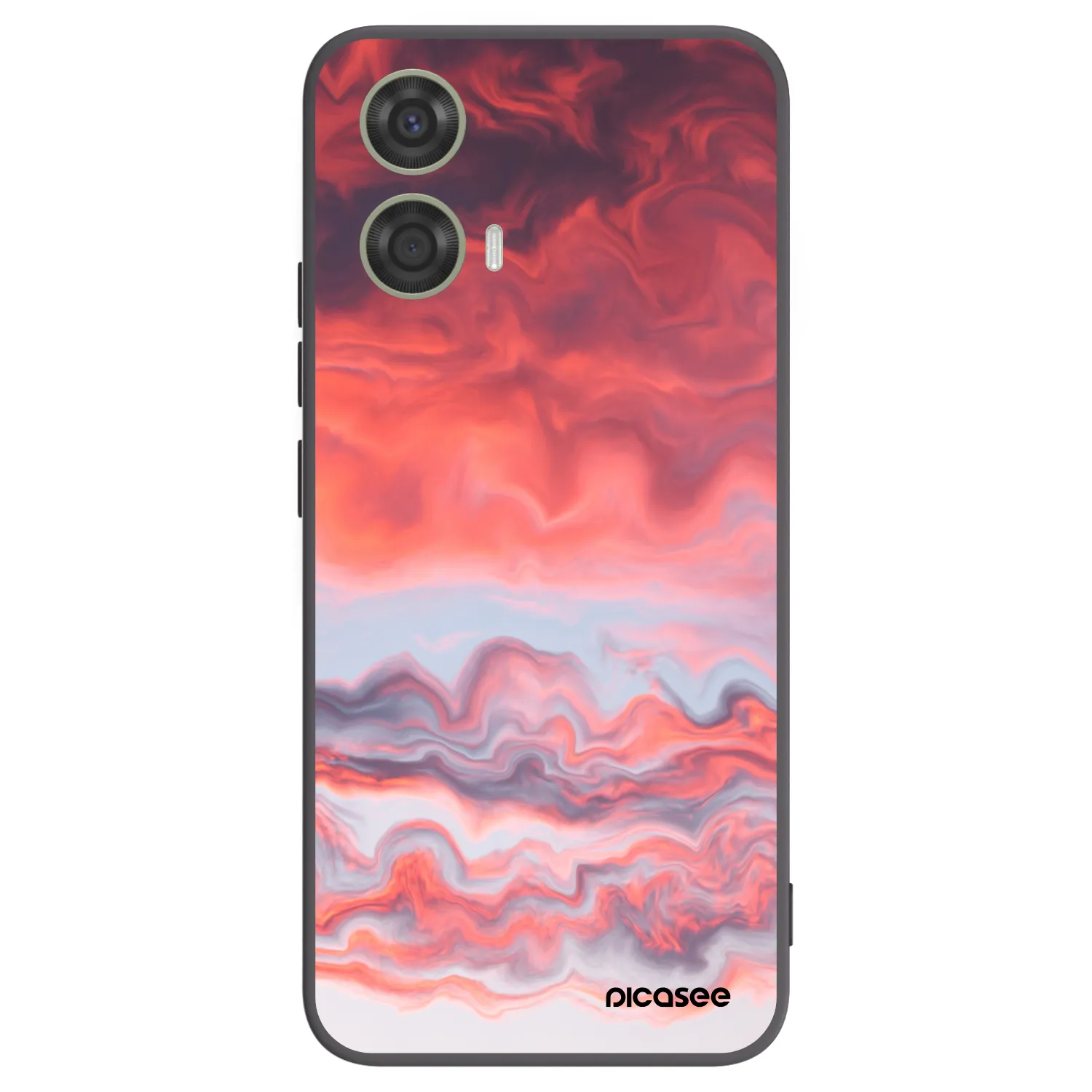 Picasee silikonový černý obal pro Motorola Moto G24 - Sunset