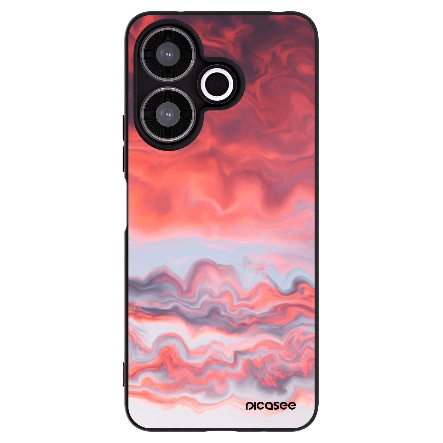 Picasee silikonový černý obal pro Xiaomi Redmi 13 4G - Sunset