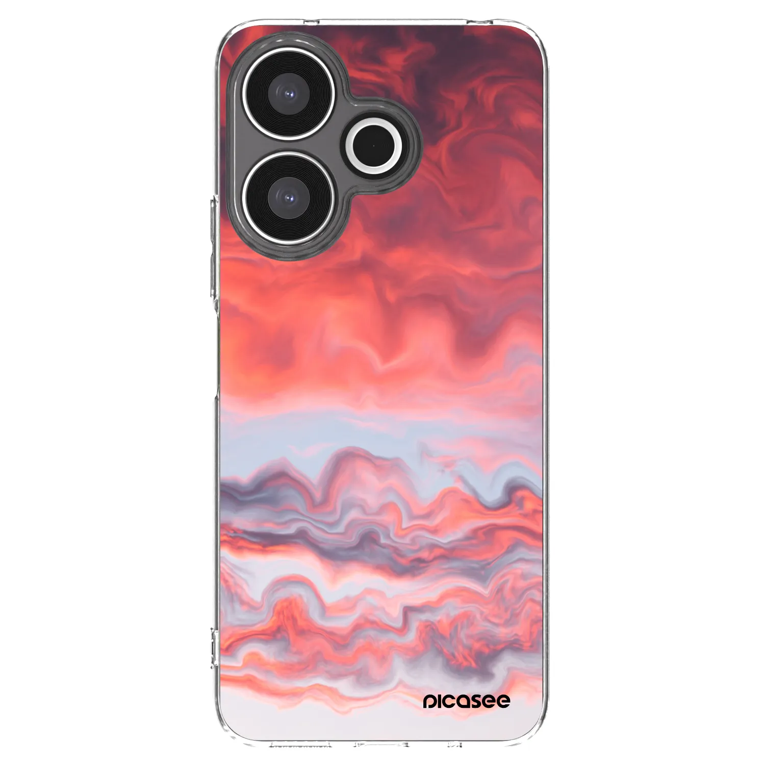 Picasee silikonový průhledný obal pro Xiaomi Redmi 13 4G - Sunset