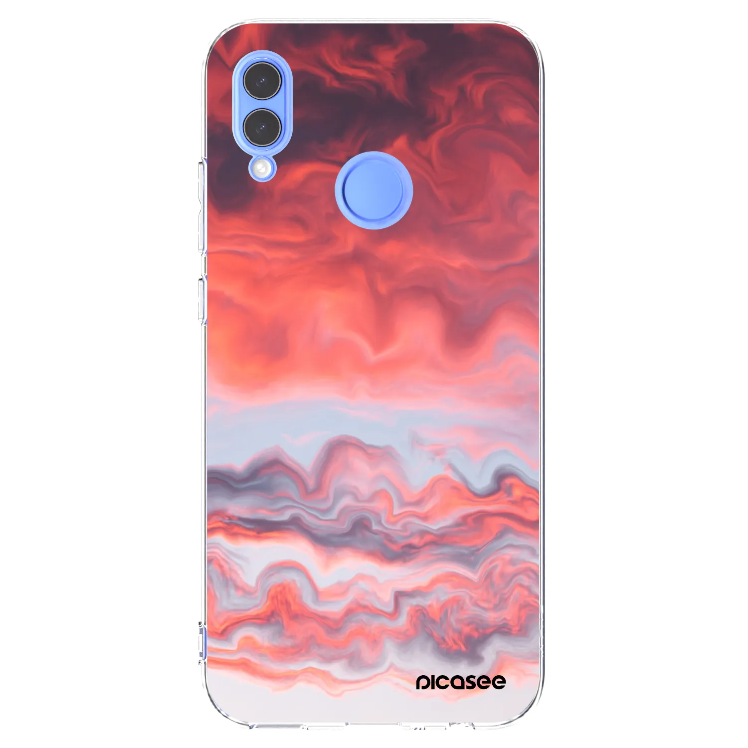 Picasee silikonový průhledný obal pro Huawei P Smart 2019 - Sunset