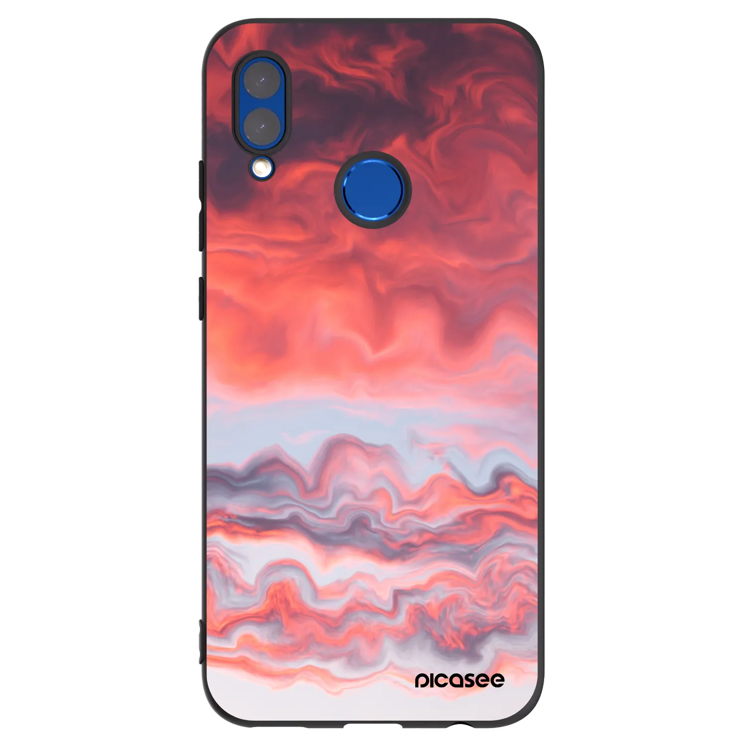Picasee silikonový černý obal pro Honor 10 Lite - Sunset