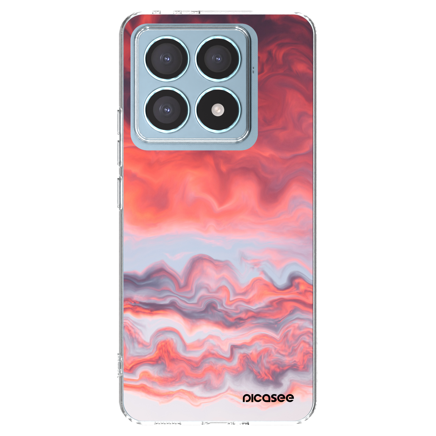 Picasee silikonový průhledný obal pro Xiaomi 14T Pro - Sunset