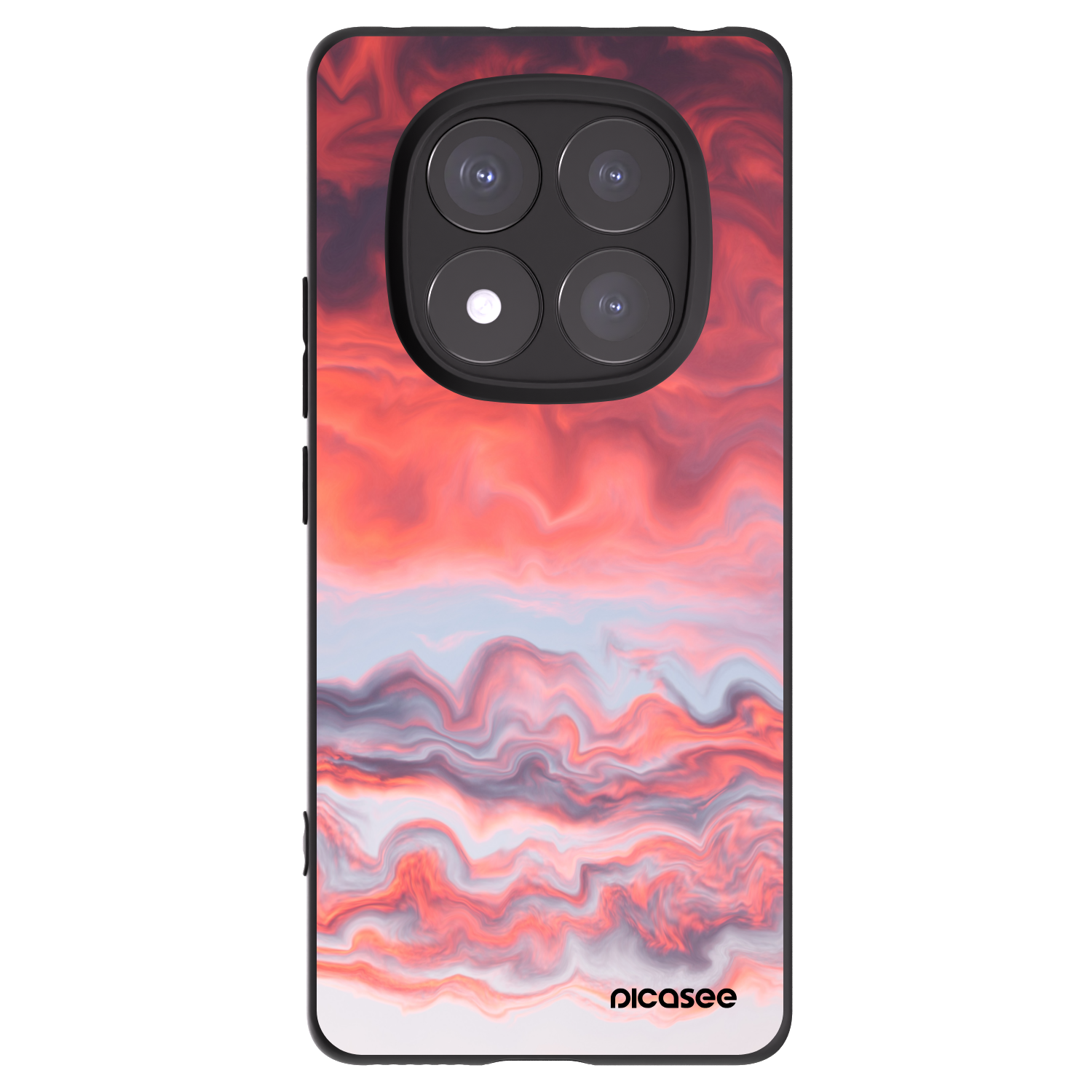 Picasee silikonový černý obal pro Xiaomi Redmi Note 14 Pro 5G - Sunset