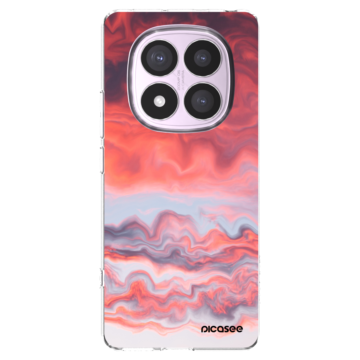 Picasee silikonový průhledný obal pro Xiaomi Redmi Note 14 Pro 5G - Sunset