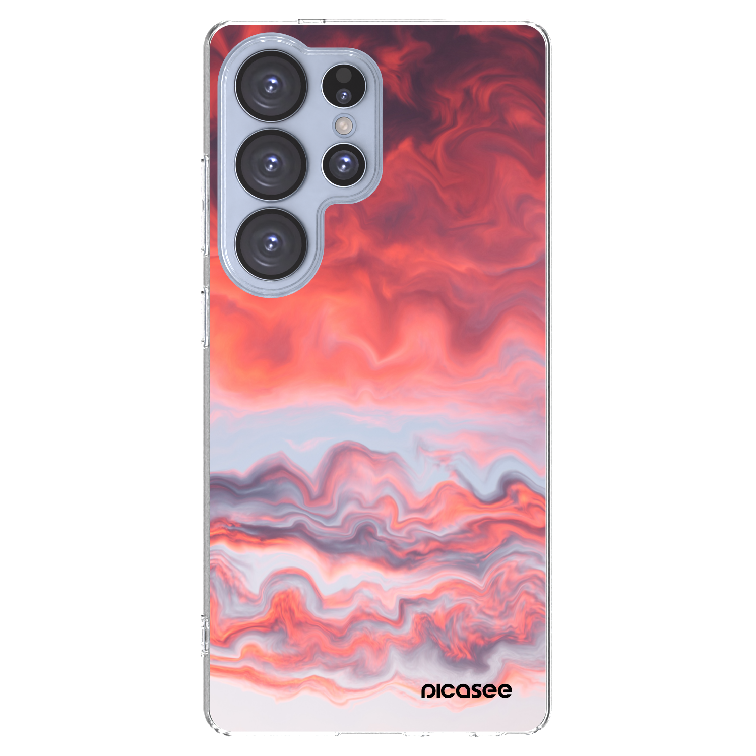 Picasee silikonový průhledný obal pro Samsung Galaxy S25 Ultra 5G - Sunset