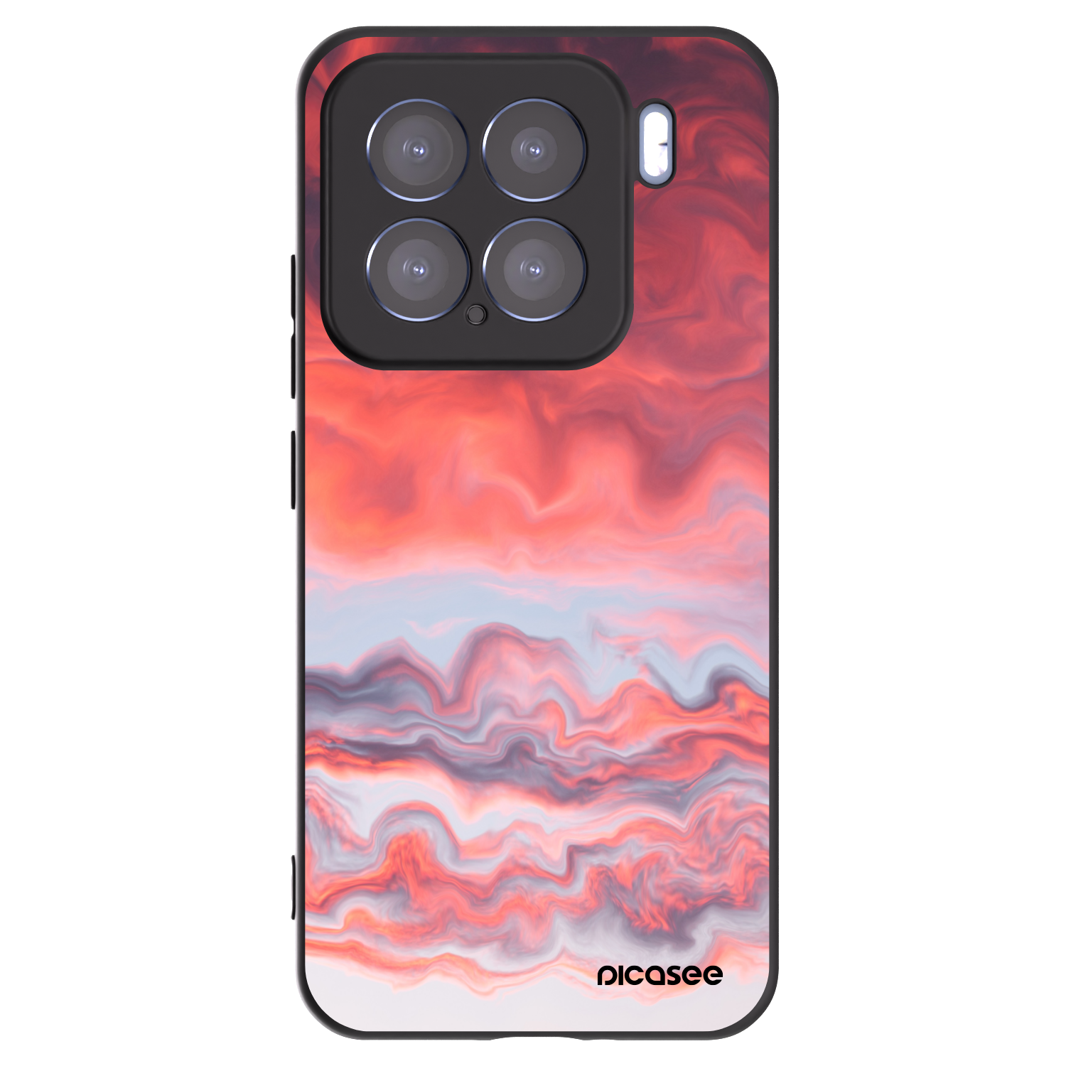 Picasee silikonový černý obal pro Xiaomi 15 - Sunset