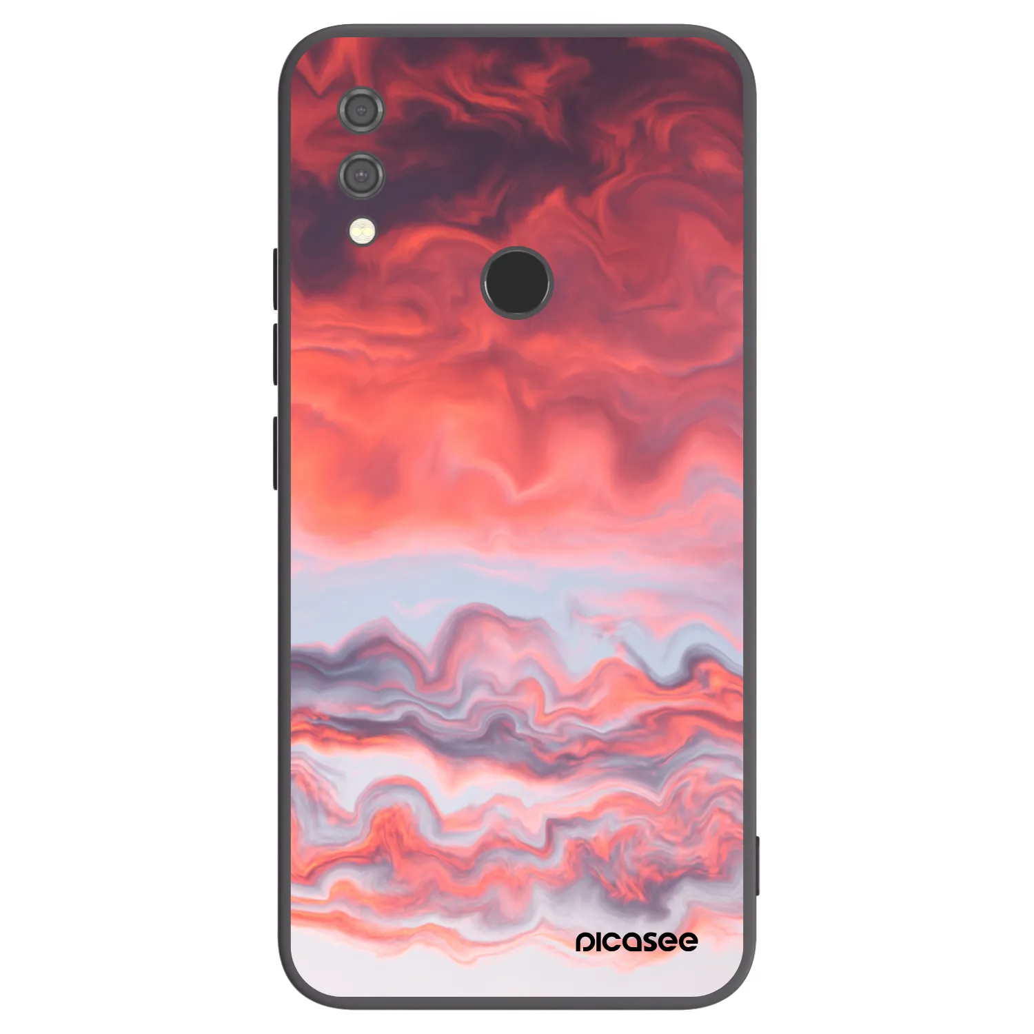 Picasee silikonový černý obal pro Xiaomi Redmi Note 7 - Sunset