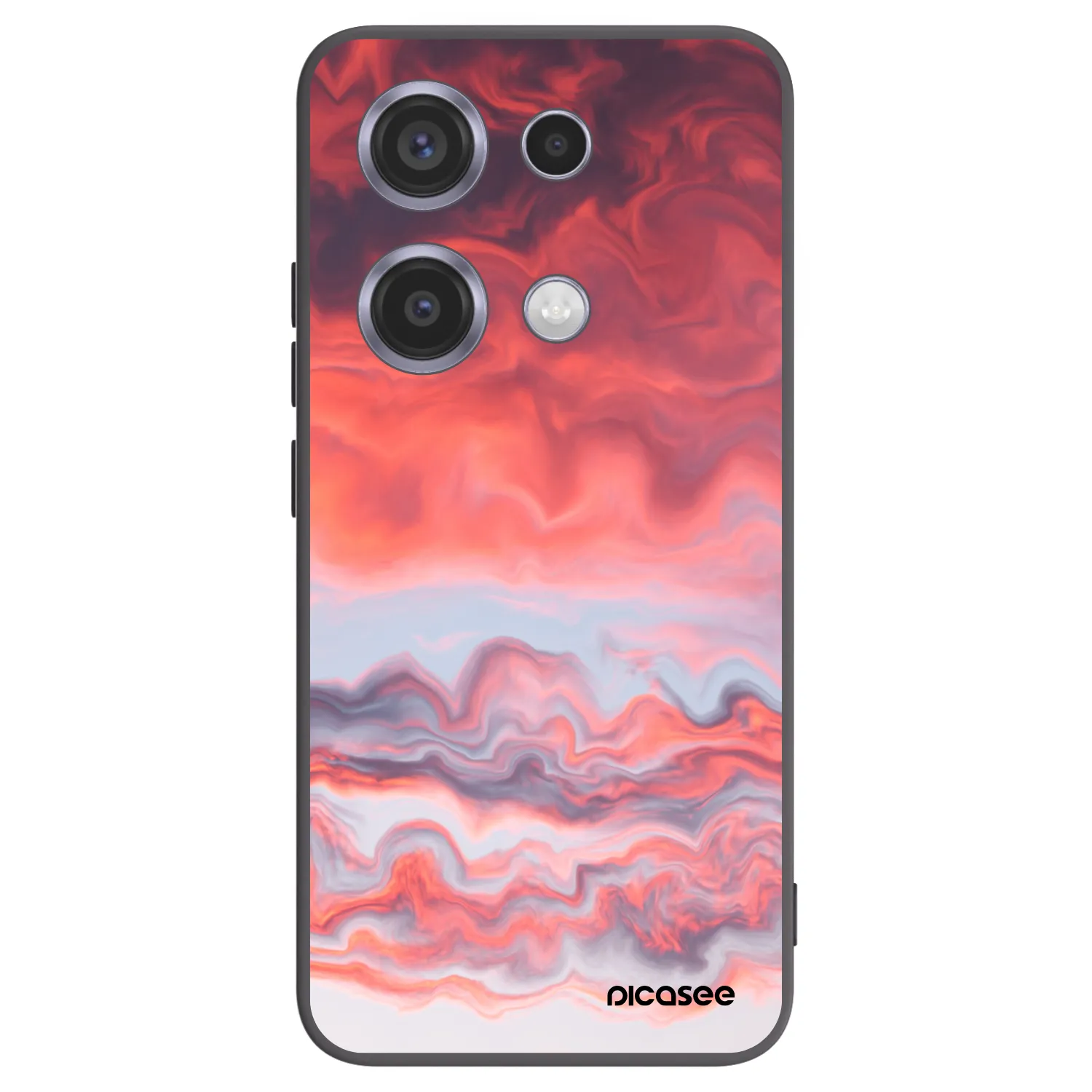 Picasee silikonový černý obal pro Xiaomi Redmi Note 14S - Sunset