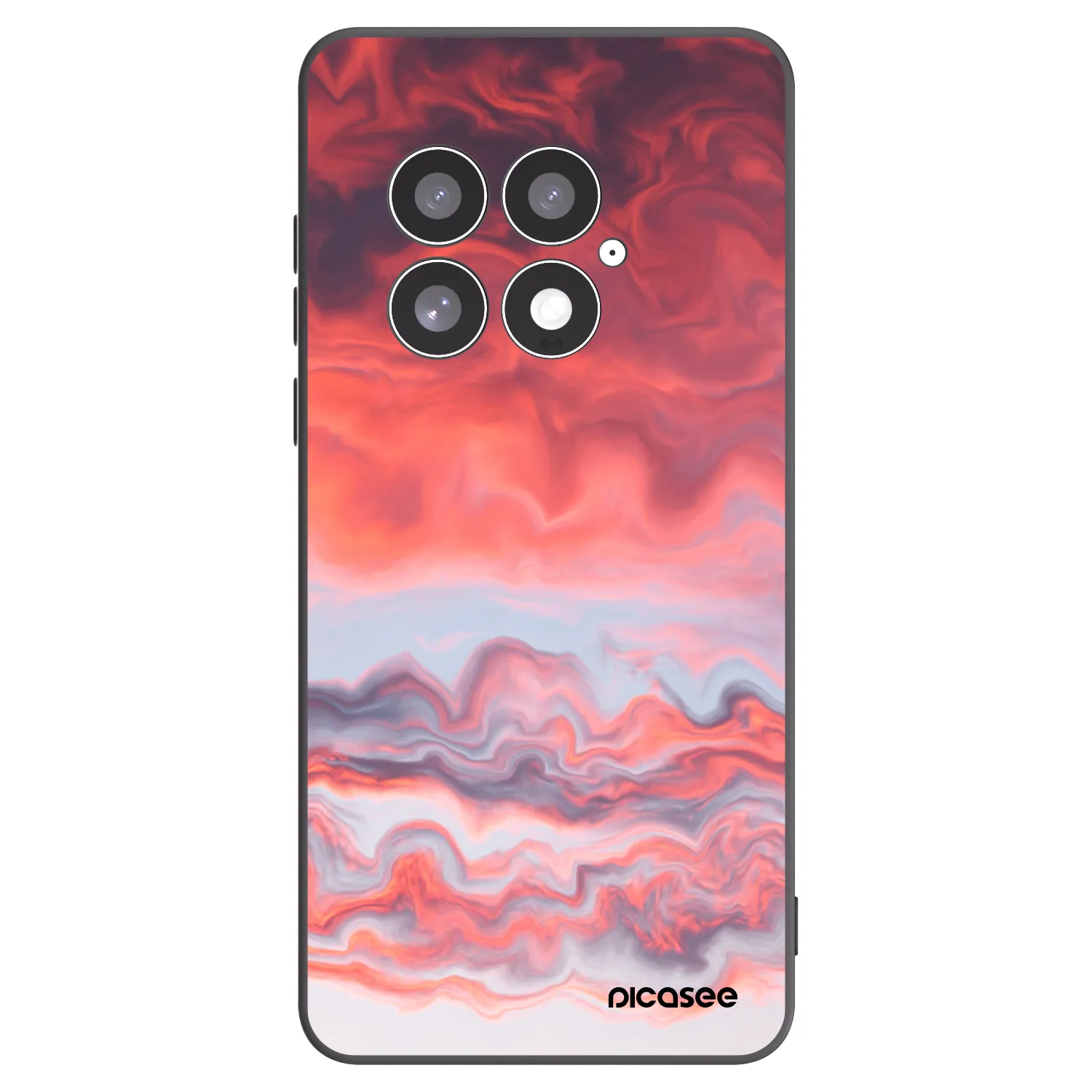 Picasee silikonový černý obal pro OnePlus 13 5G - Sunset