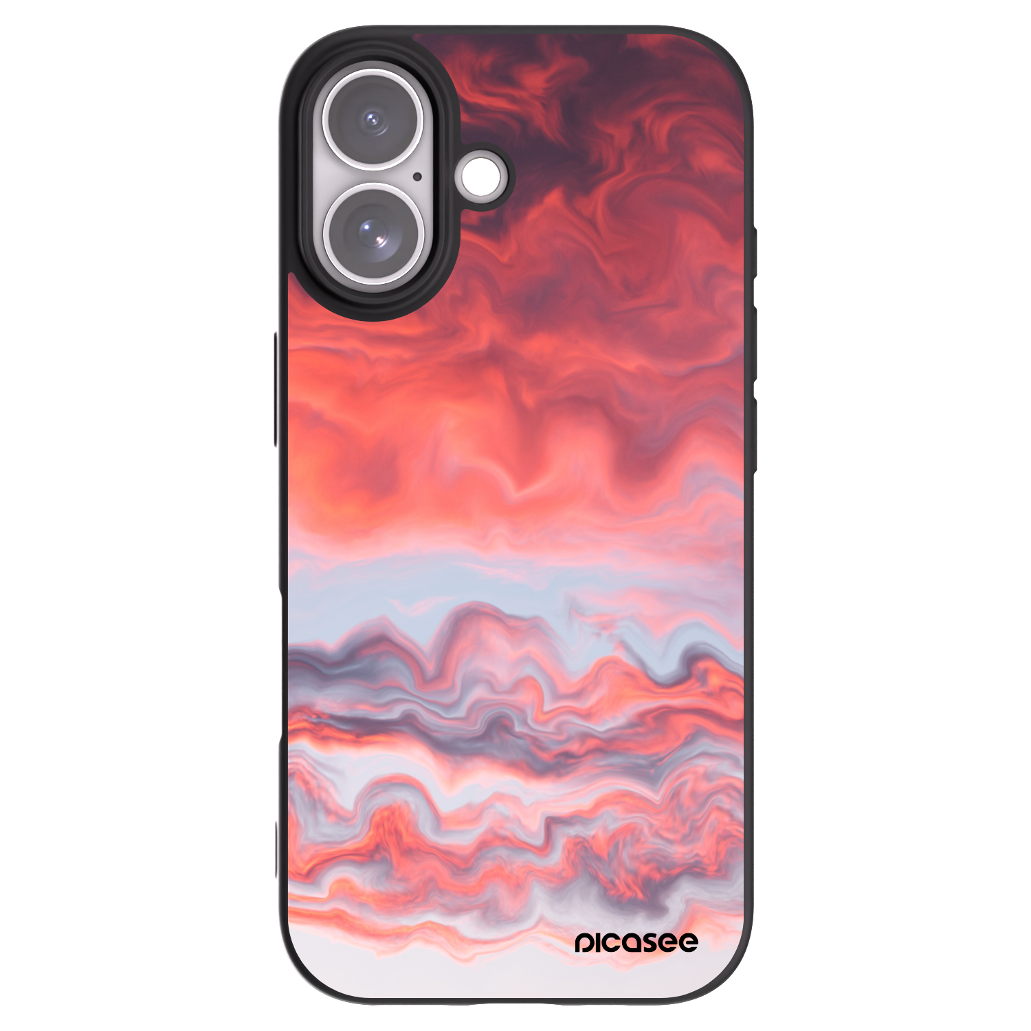 Picasee silikonový černý obal pro Apple iPhone 17 - Sunset