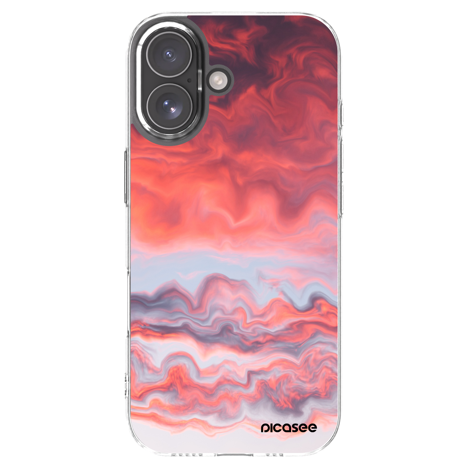Picasee silikonový průhledný obal pro Apple iPhone 17 - Sunset