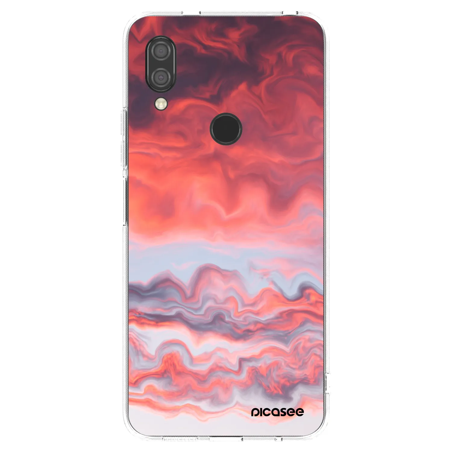 Picasee silikonový průhledný obal pro Xiaomi Redmi 7 - Sunset