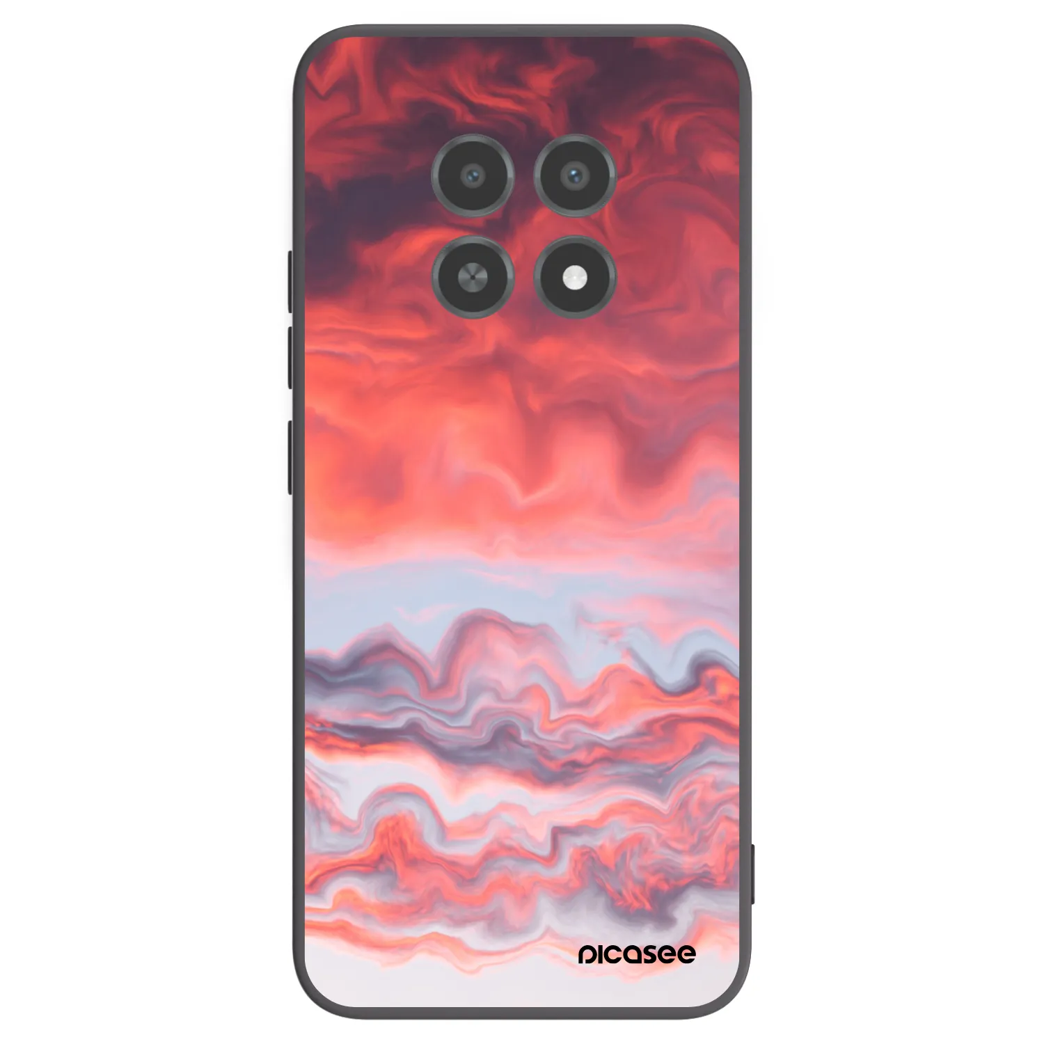 Picasee silikonový černý obal pro Realme 12X - Sunset