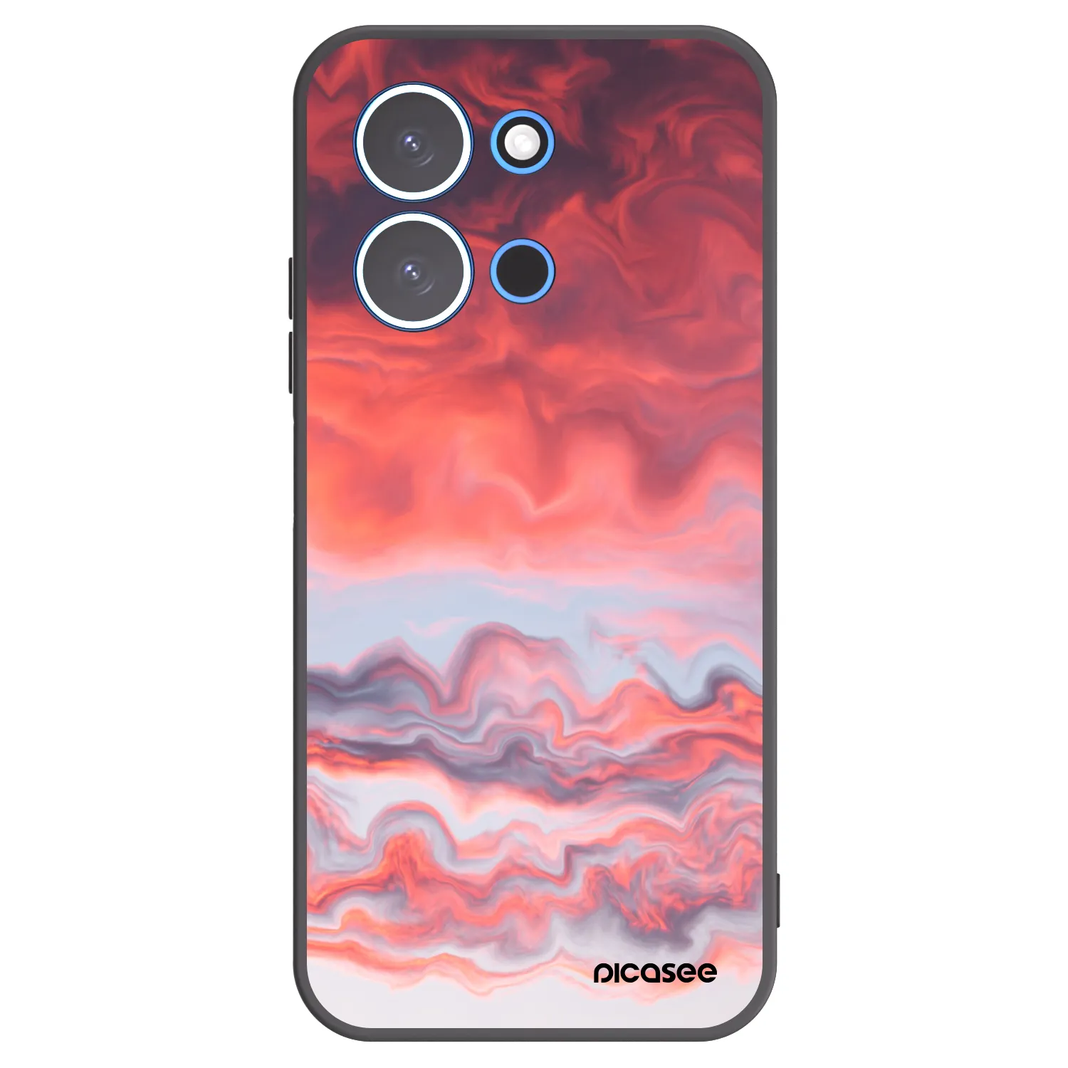 Picasee silikonový černý obal pro Xiaomi Redmi 15C 4G - Sunset