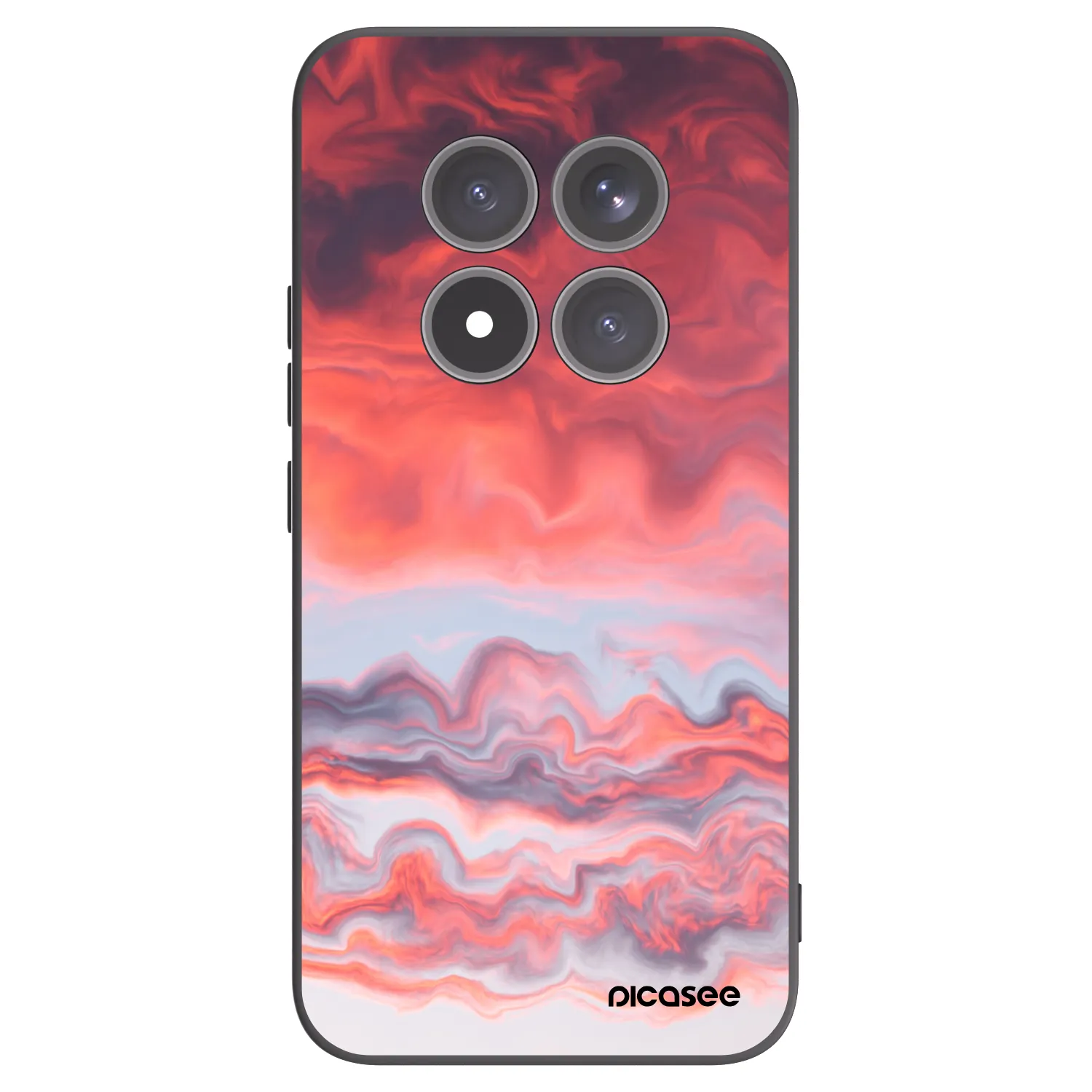 Picasee silikonový černý obal pro Xiaomi Redmi Note 15 Pro+ - Sunset