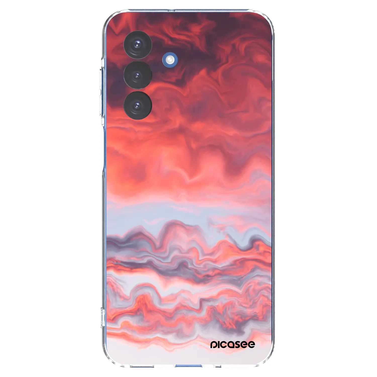 Picasee silikonový průhledný obal pro Samsung Galaxy A17 5G - Sunset