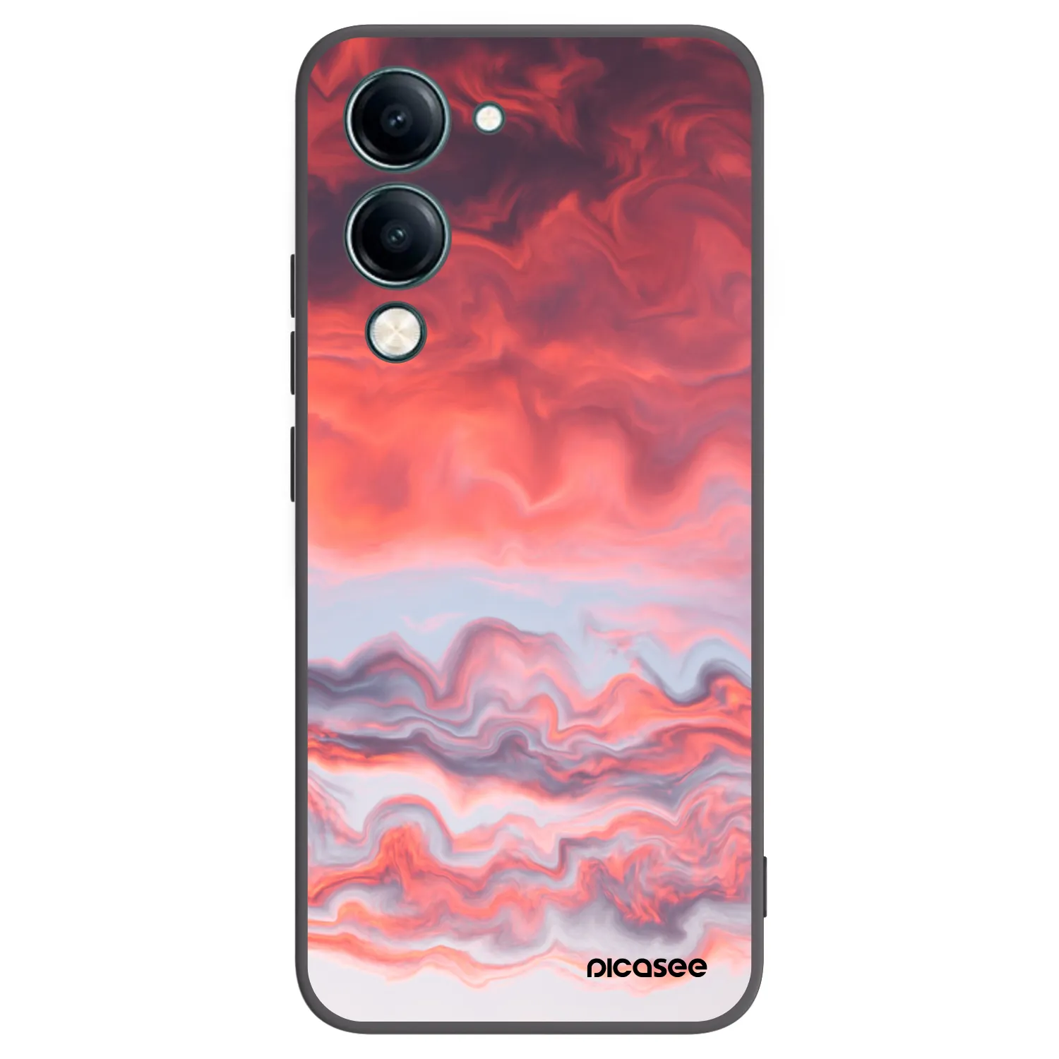 Picasee silikonový černý obal pro Vivo Y29s 5G - Sunset