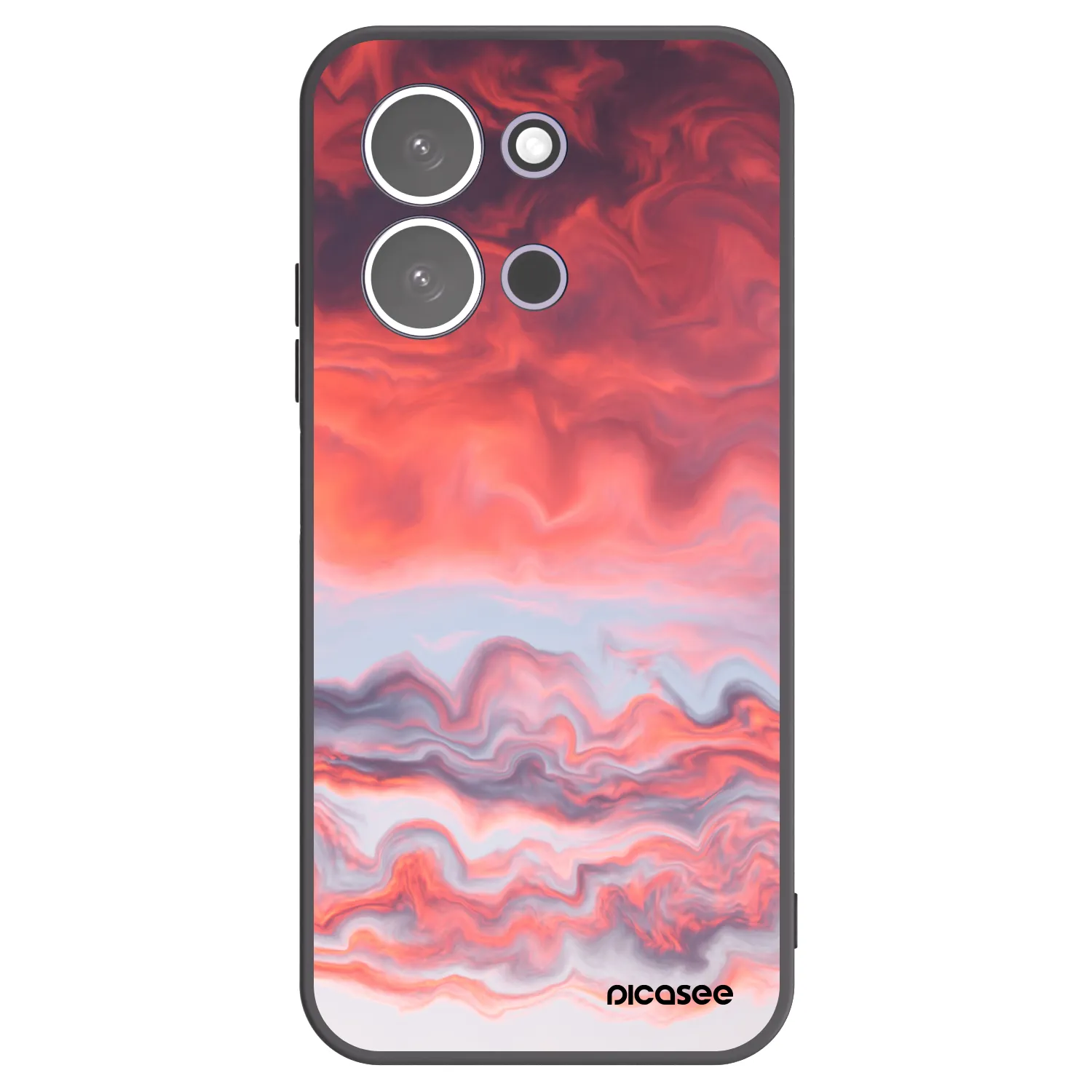 Picasee silikonový černý obal pro Xiaomi Redmi 15C 5G - Sunset