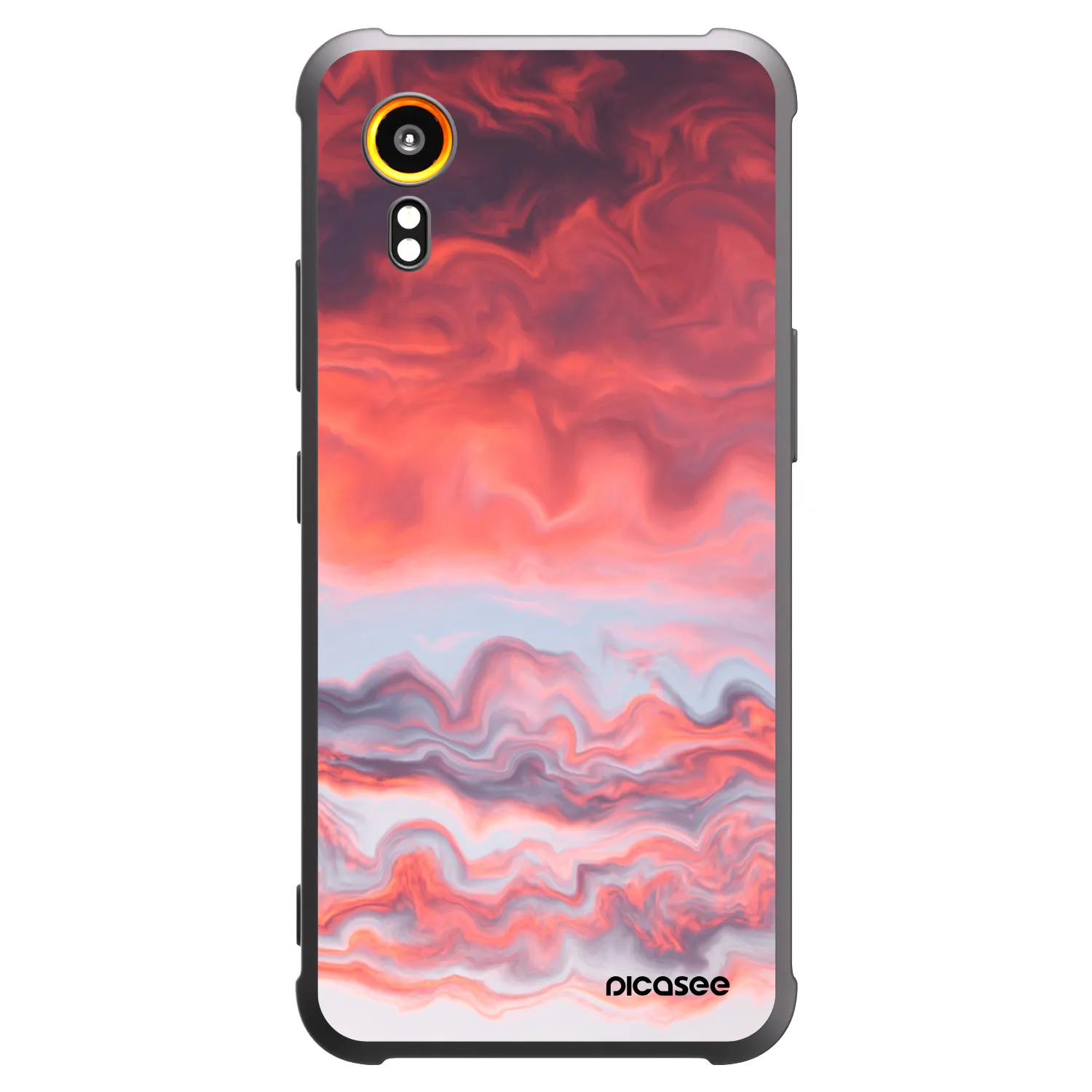 Picasee silikonový černý obal pro Samsung Galaxy Xcover 7 - Sunset