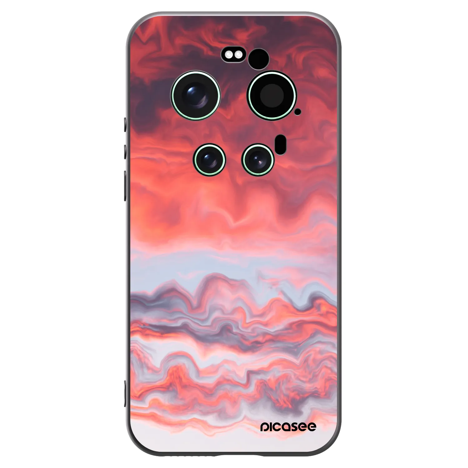 Picasee silikonový černý obal pro Xiaomi 17 Ultra - Sunset