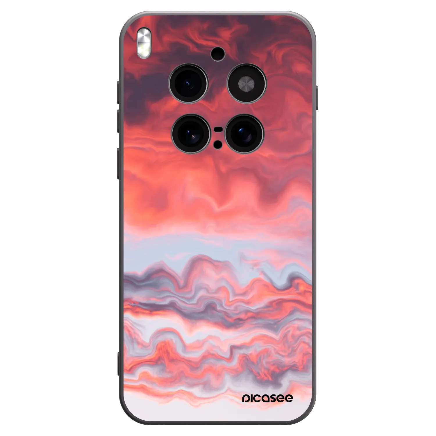 Picasee silikonový černý obal pro Vivo X300 Pro - Sunset