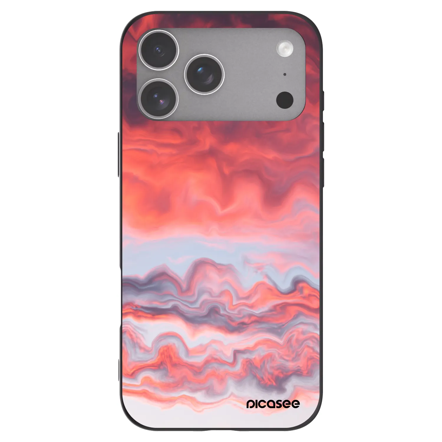 Picasee silikonový černý obal pro Apple iPhone 18 Pro Max - Sunset