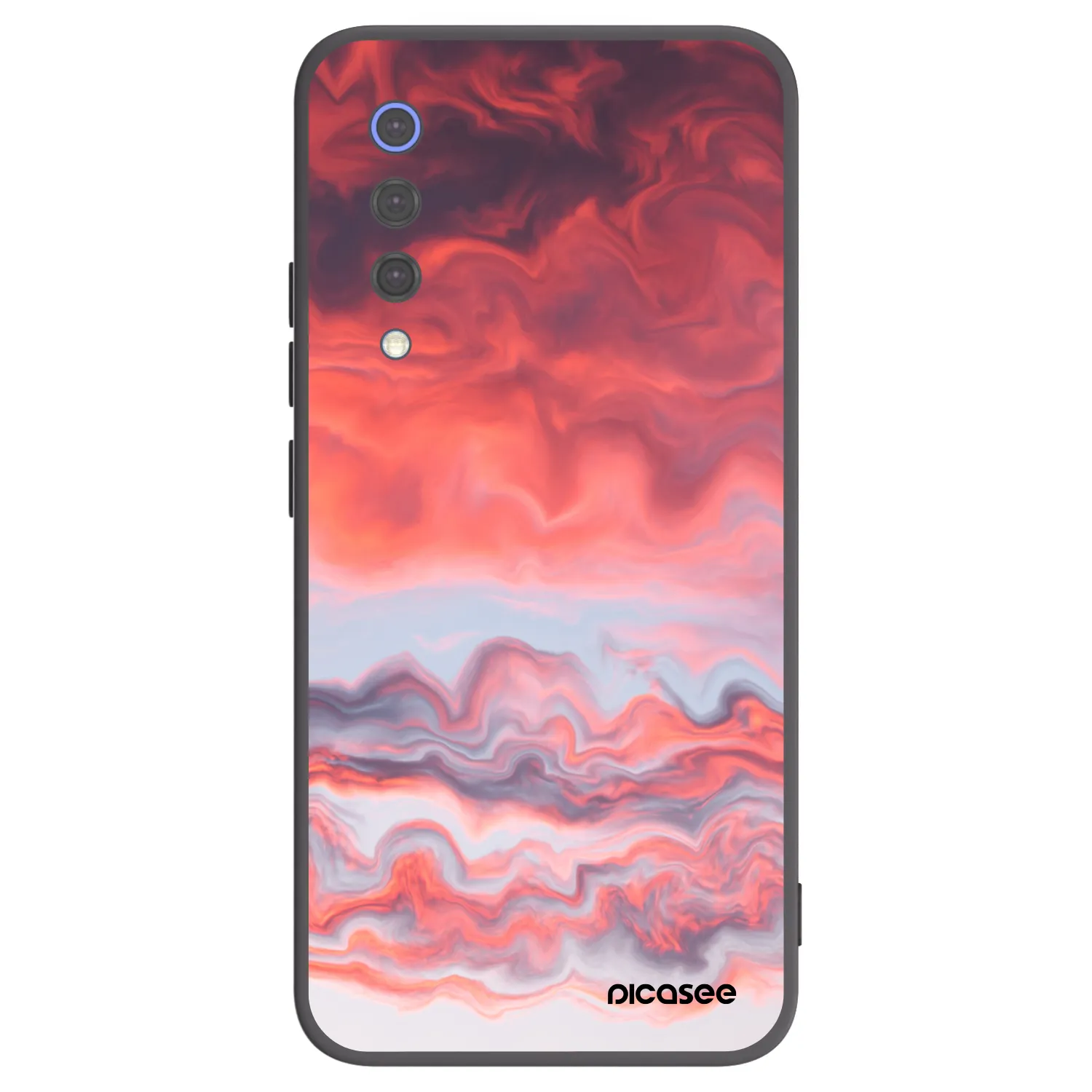 Picasee silikonový černý obal pro Xiaomi Mi 9 SE - Sunset