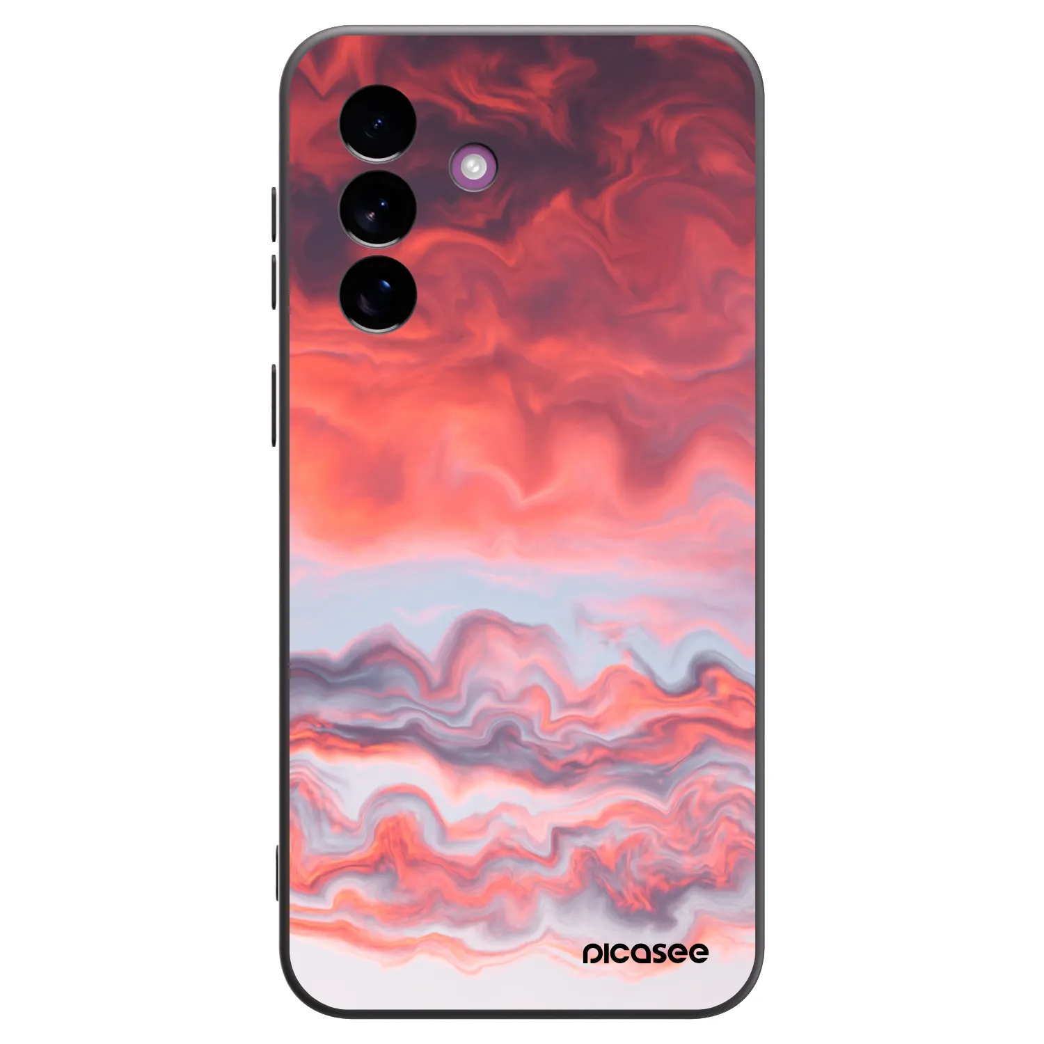 Picasee silikonový černý obal pro Samsung Galaxy A37 - Sunset