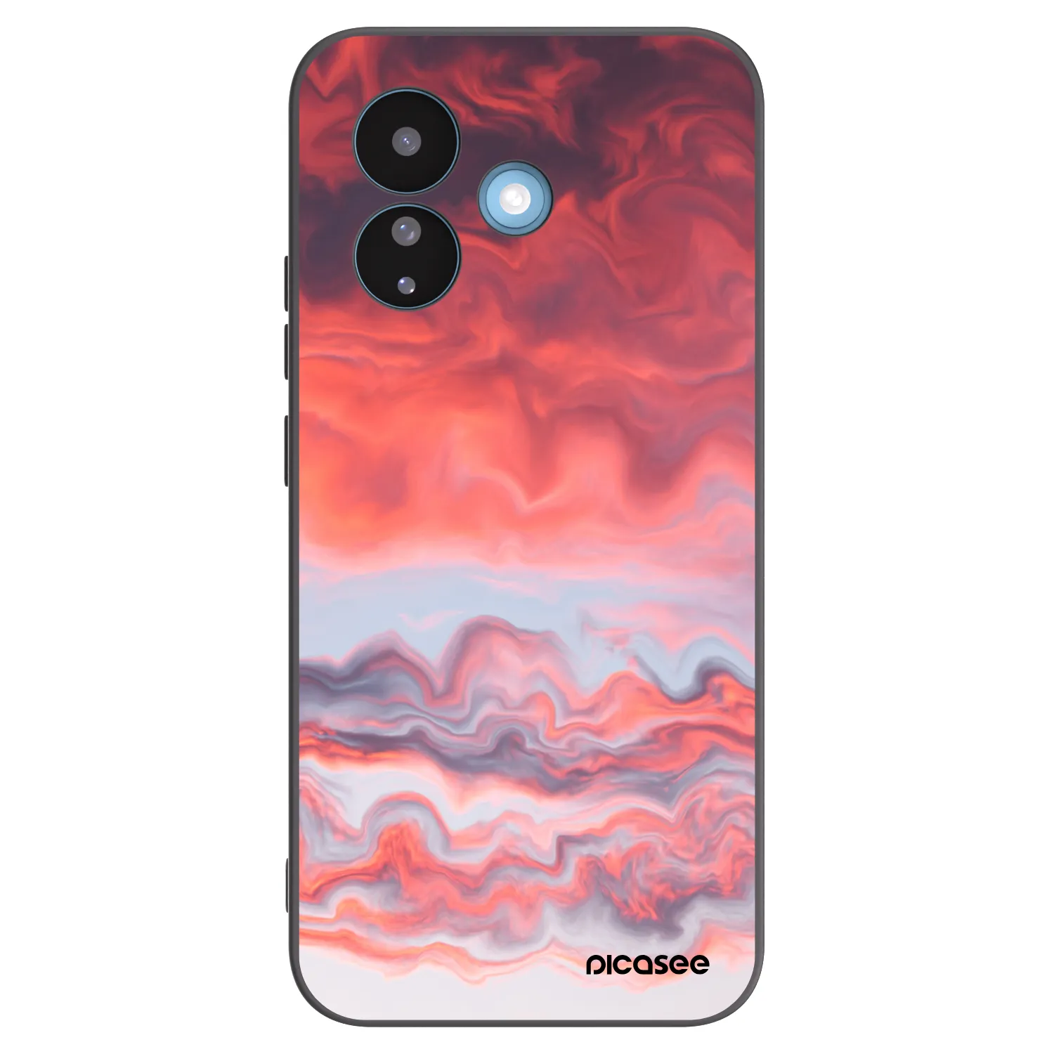 Picasee silikonový černý obal pro Xiaomi Redmi Note 17 Pro 5G - Sunset