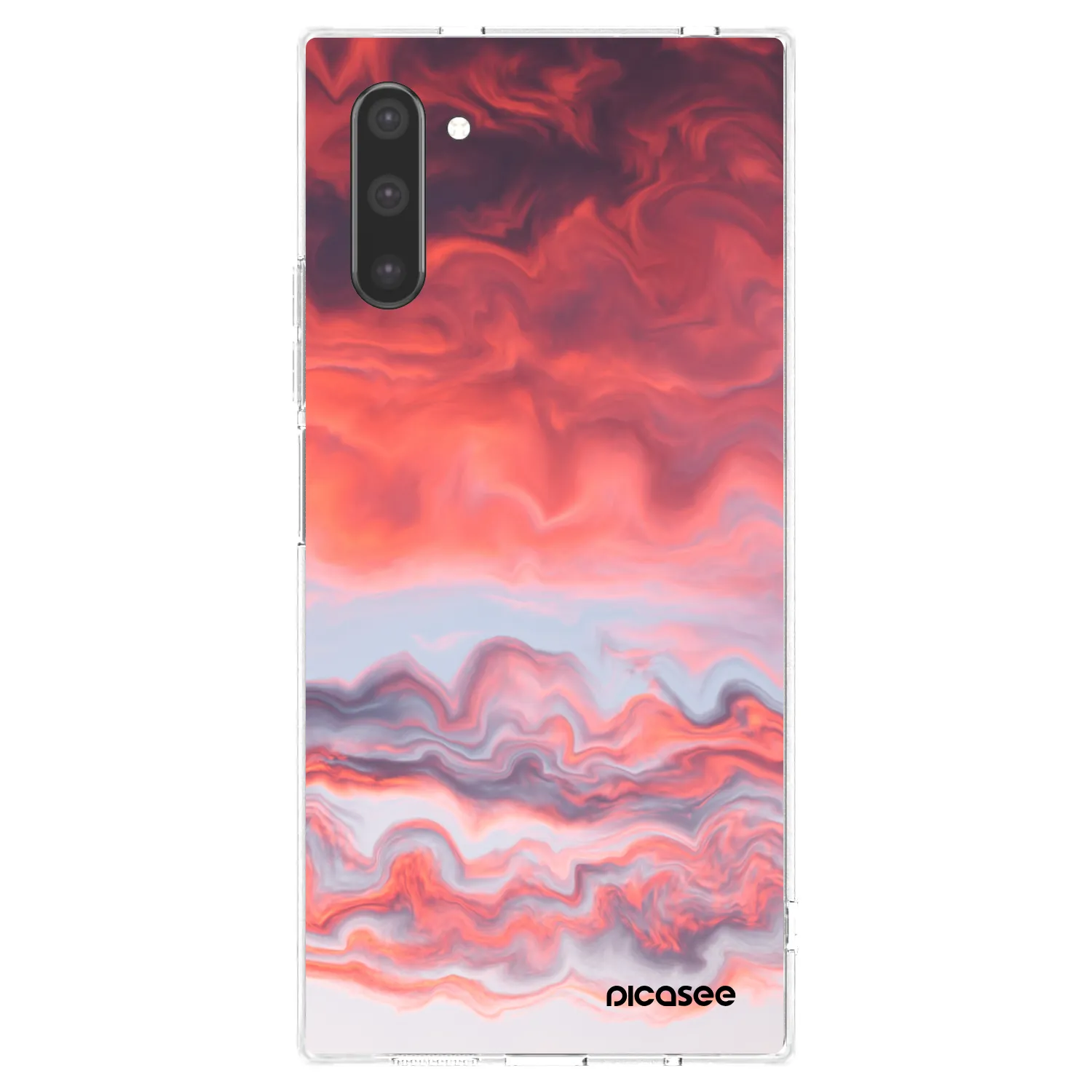 Picasee silikonový průhledný obal pro Samsung Galaxy Note 10 N970F - Sunset