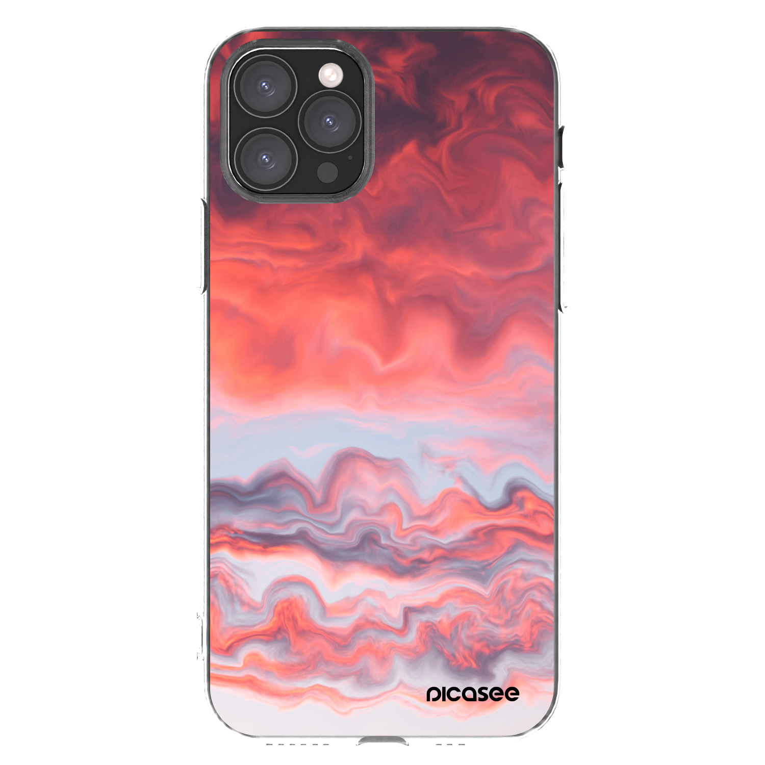 Picasee silikonový průhledný obal pro Apple iPhone 11 Pro - Sunset