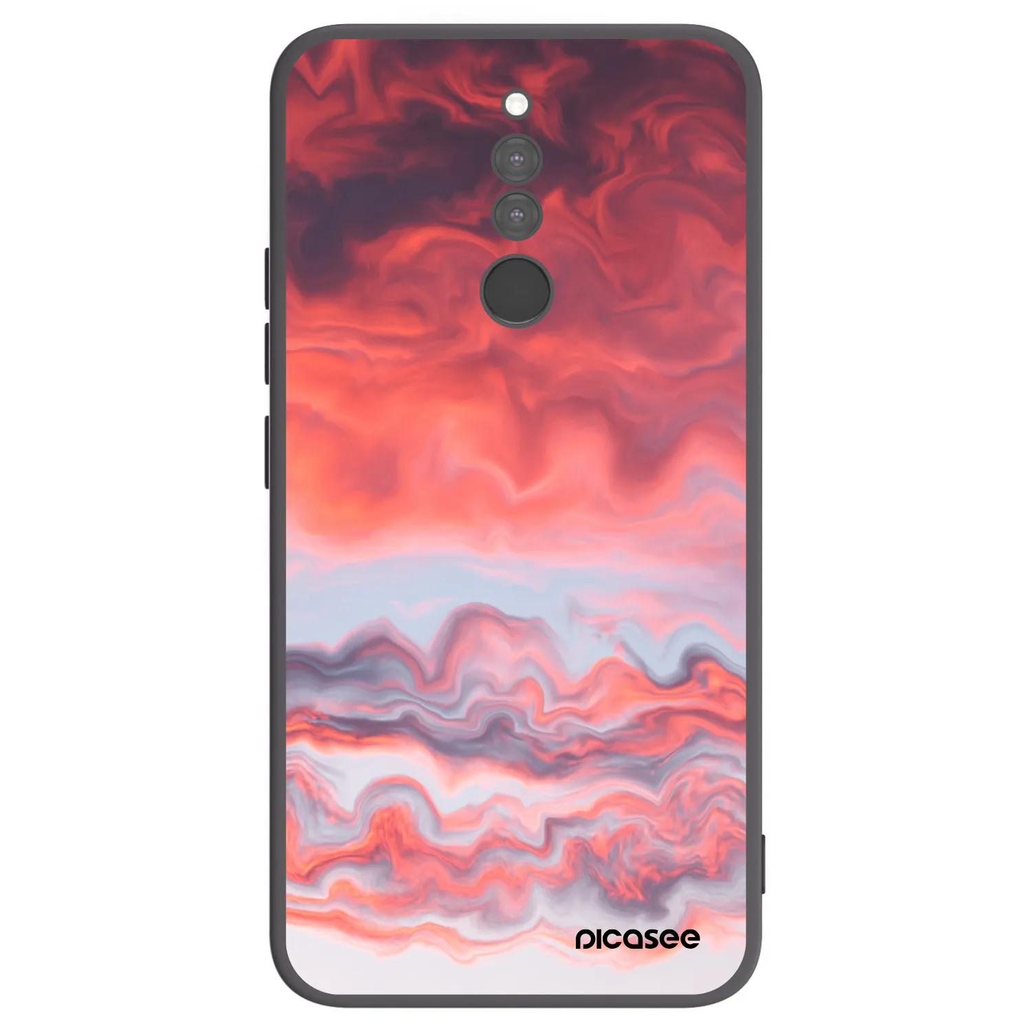 Picasee silikonový černý obal pro Xiaomi Redmi 8 - Sunset