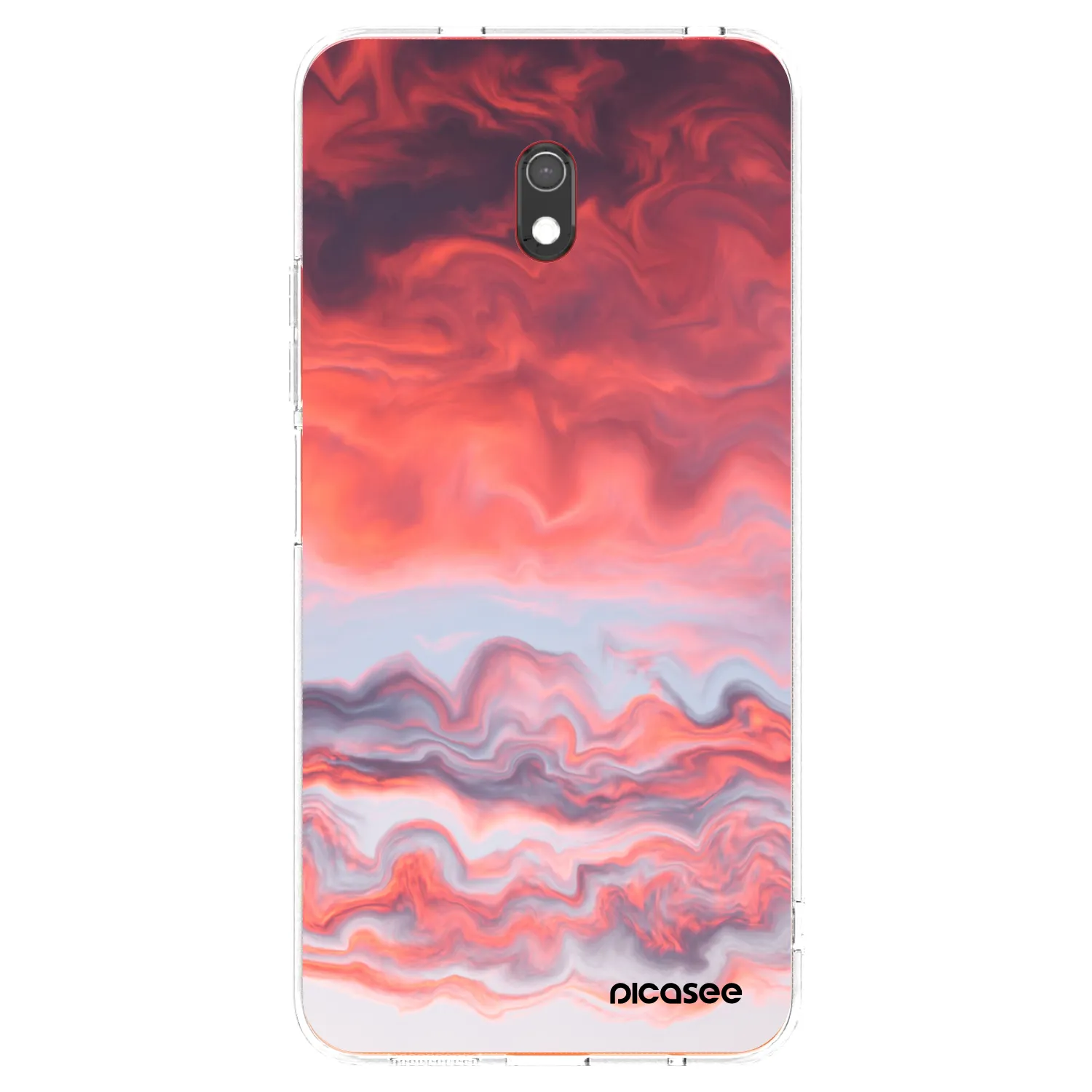 Picasee silikonový průhledný obal pro Xiaomi Redmi 8A - Sunset