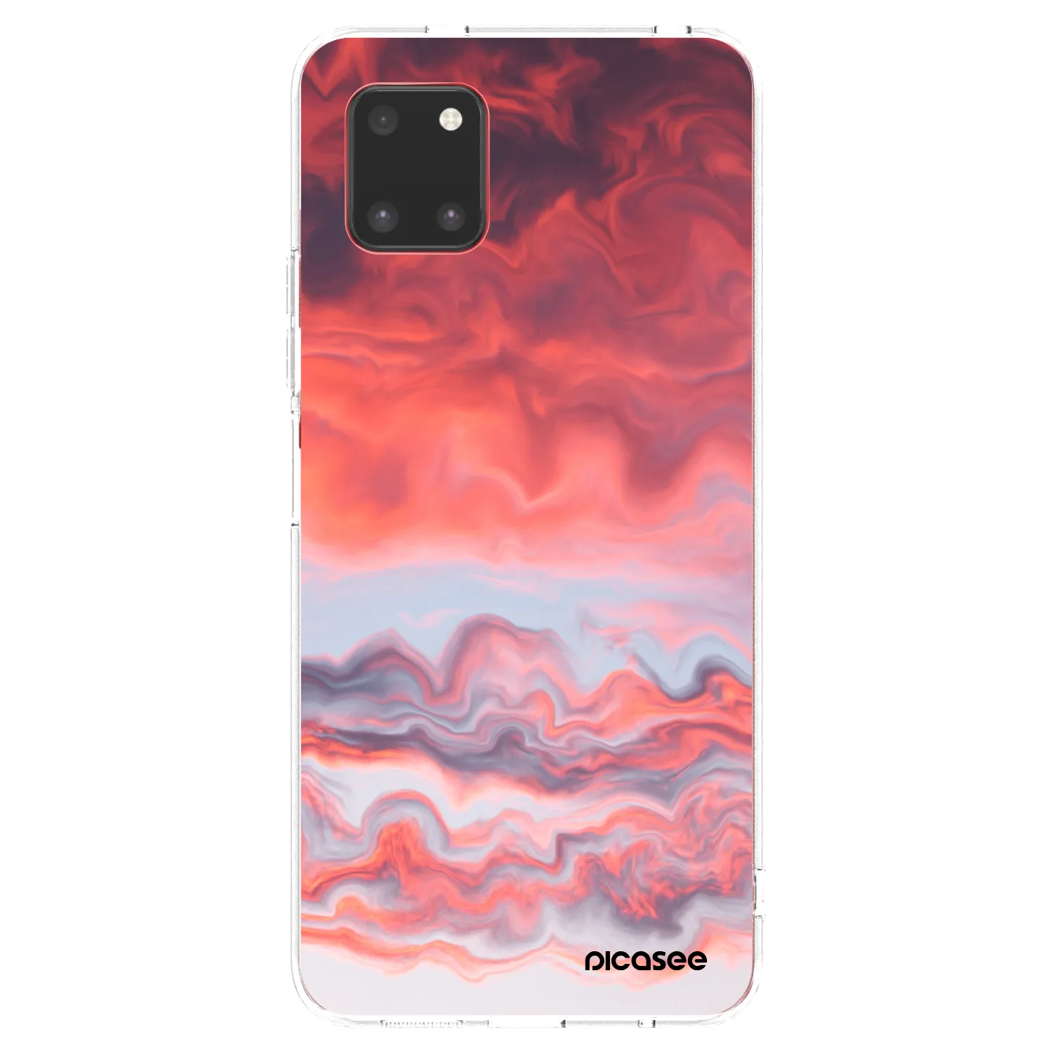 Picasee silikonový průhledný obal pro Samsung Galaxy Note 10 Lite N770F - Sunset