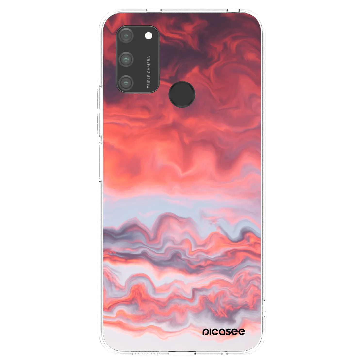 Picasee silikonový průhledný obal pro Honor 9A - Sunset