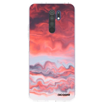 Picasee silikonový průhledný obal pro Xiaomi Redmi 9 - Sunset