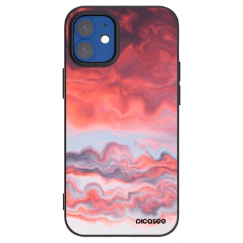 Picasee silikonový černý obal pro Apple iPhone 12 mini - Sunset