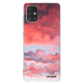 Picasee silikonový průhledný obal pro Samsung Galaxy M51 M515F - Sunset