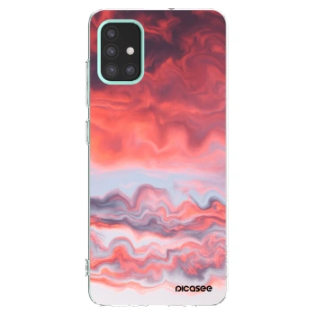 Picasee silikonový průhledný obal pro Samsung Galaxy M31s - Sunset