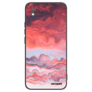 Picasee silikonový černý obal pro Xiaomi Redmi 9AT - Sunset