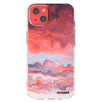Picasee silikonový průhledný obal pro Apple iPhone 13 - Sunset